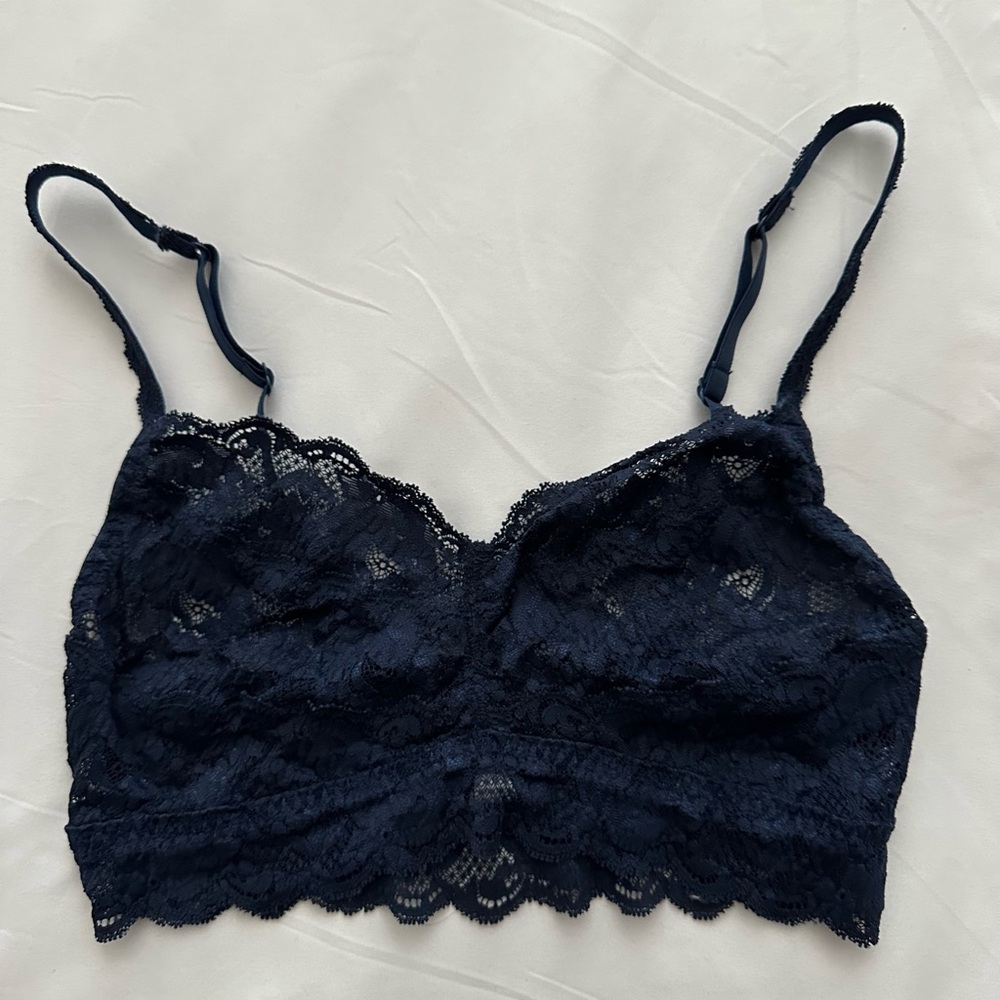 Cosabella Never Say Never Sweetie Soft Bra 1301 Size L Navy